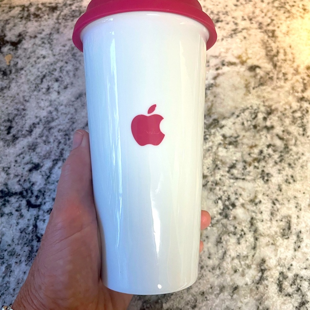 Vintage Apple logo cup